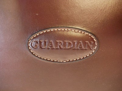 Lot 497 - New unused Guardian leather shotgun case, with...