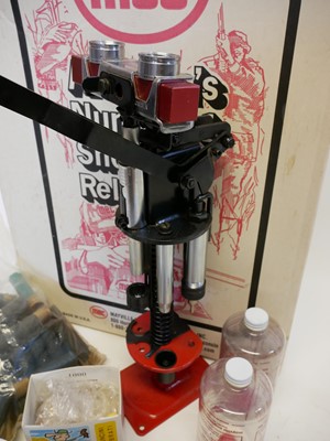 Lot 620 - MEC 10 bore Shotgun reloading press, with some...