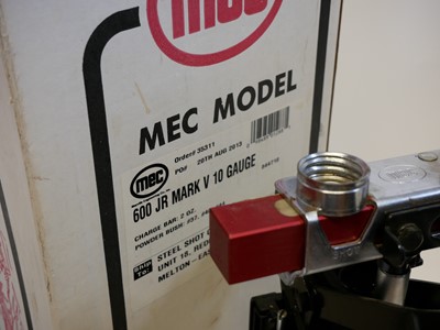 Lot 620 - MEC 10 bore Shotgun reloading press, with some...