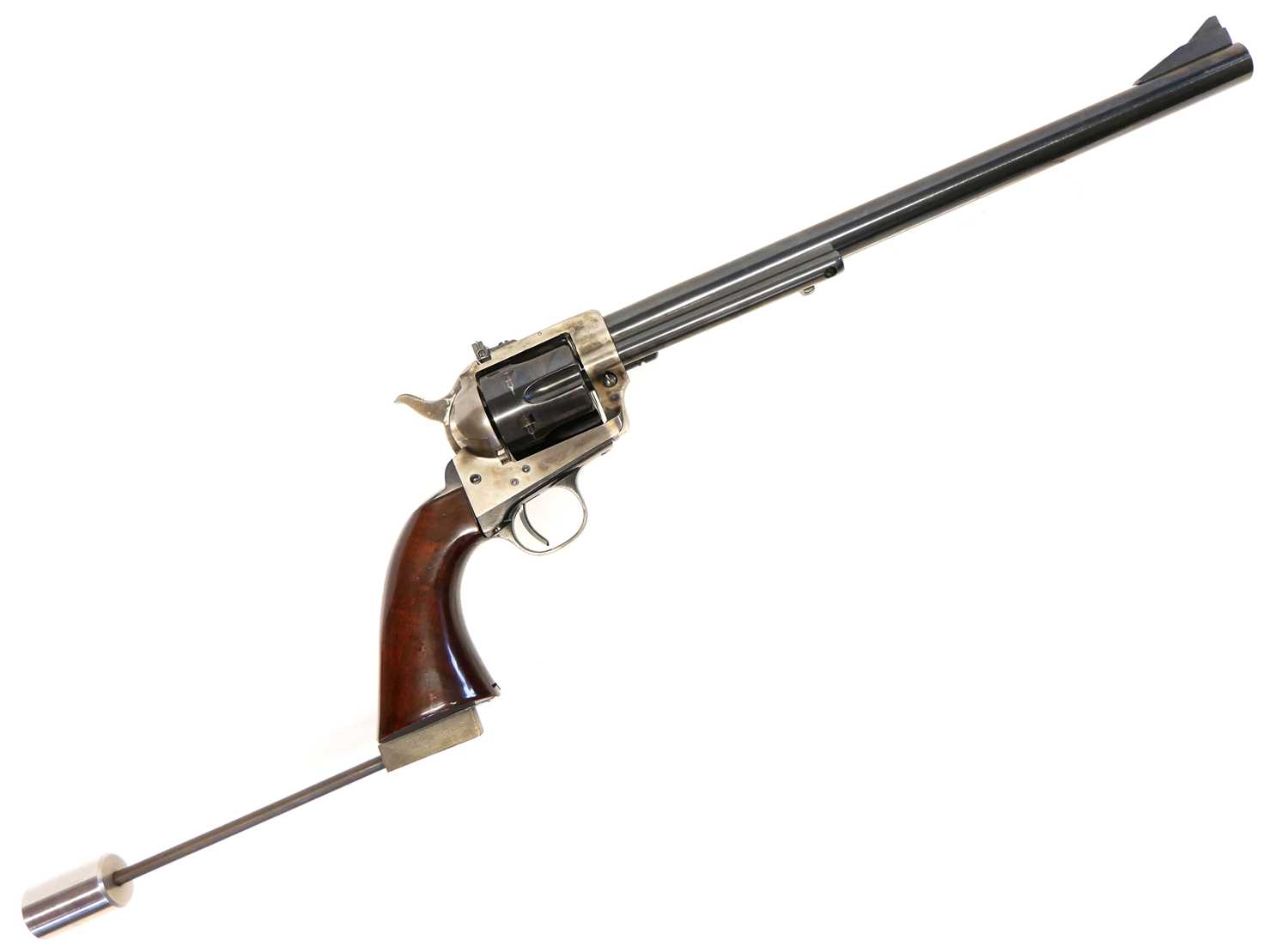 Lot 296 - Uberti .357 long barrel revolver, serial...