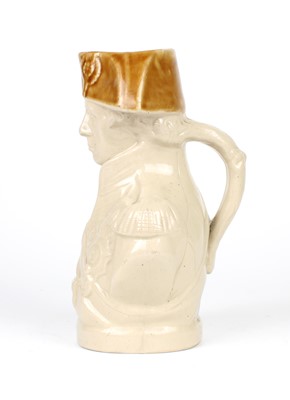 Lot 63 - A Victorian "Admiral Lord Nelson" Salt-Glazed Character Jug
