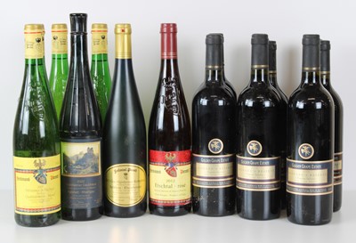 Lot 2 - 15 bottles Mixed Lot Australian Cabernet and Shiraz Reds together with Good German White