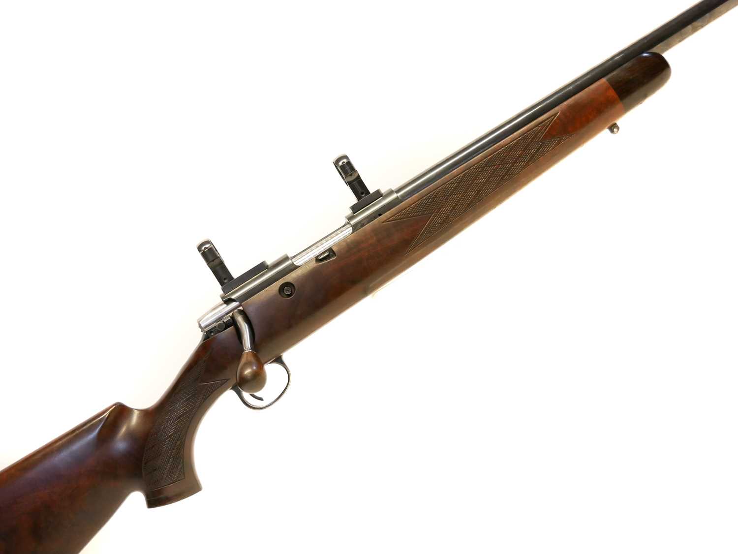Lot 355 - Varberger .222 bolt action rifle and moderator,...