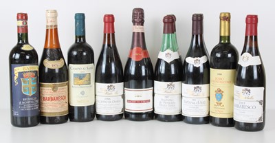 Lot 19 - 11 bottles Mixed Lot Excellent, mature Italian Red wines