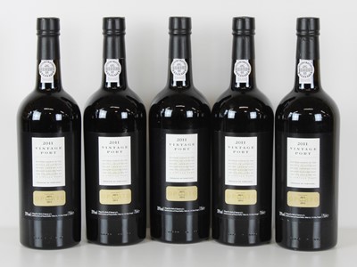 Lot 44 - 5 bottles Quinta & Vineyards Vintage Port 2011