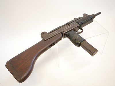 Lot 88 - Deactivated Uzi 9mm sub machine gun, serial...