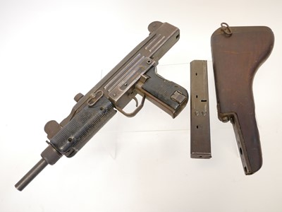 Lot 88 - Deactivated Uzi 9mm sub machine gun, serial...