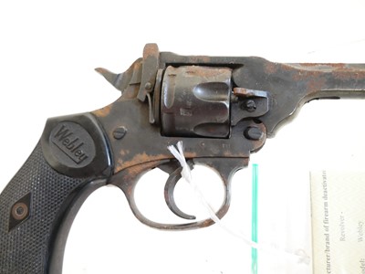 Lot 49 - Deactivated Webley Mk IV .38 revolver, serial...
