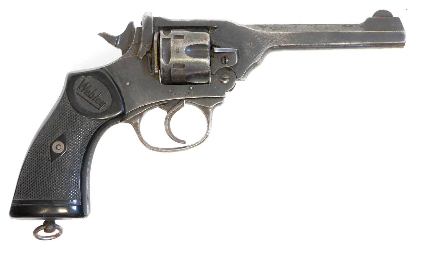 Lot 53 - Deactivated Webley Mk IV .38 revolver, serial...