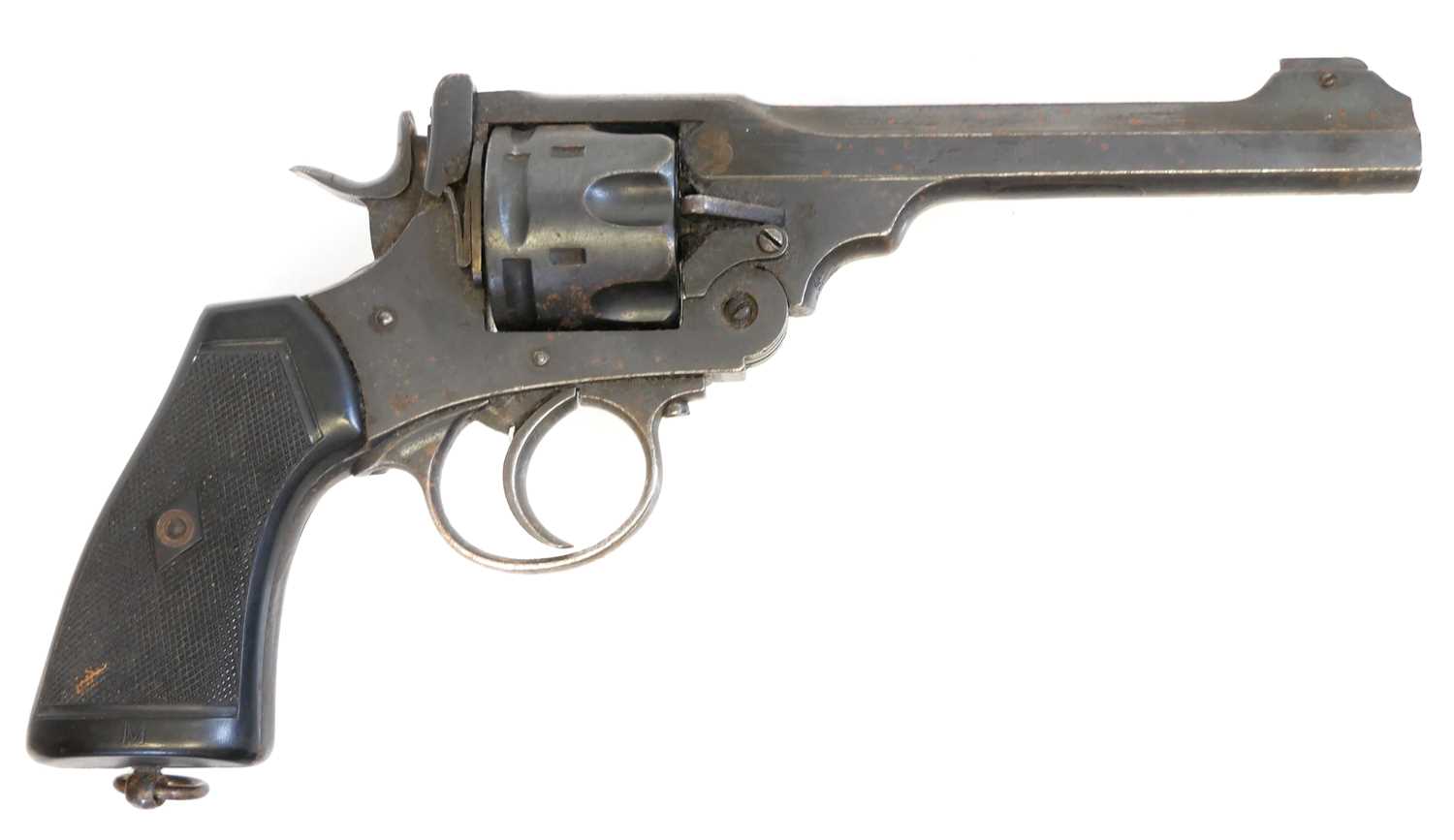 Lot 58 - Deactivated Mark VI .455 service revolver,...