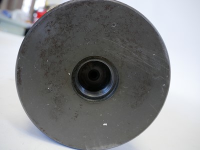 Lot 227 - Inert German 8.8cm Flak shell, the base...