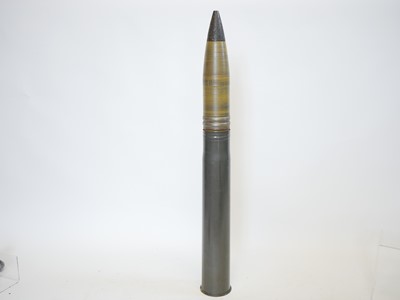 Lot 227 - Inert German 8.8cm Flak shell, the base...