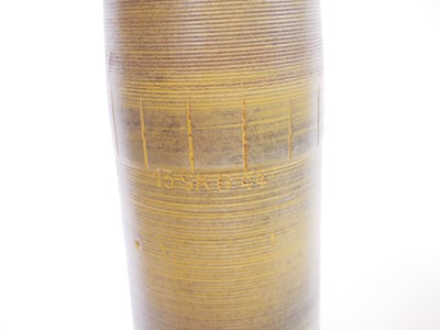 Lot 227 - Inert German 8.8cm Flak shell, the base...