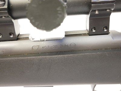 Lot 336 - CZ 452-2E ZKM .22lr rifle, serial number...