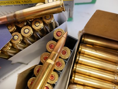 Lot 559 - 8x57JS ammunition, including 100 x Sellier &...