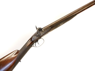 Lot 59 - Percussion 16 bore side by side double barrel...