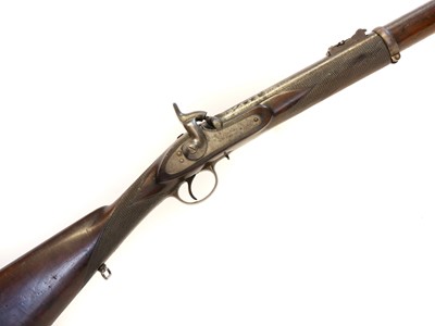 Lot 40 - Percussion .577 volunteer rifle by J. Aston of...
