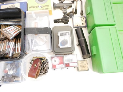 Lot 518 - Collection of gun sights and accessories, to...