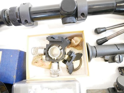 Lot 518 - Collection of gun sights and accessories, to...