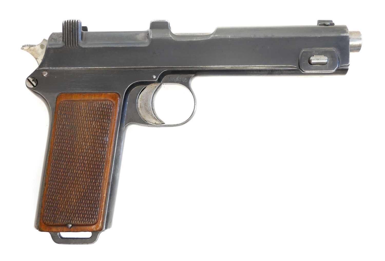Lot 274 - Steyr Hahn 9x23mm M1907 semi automatic pistol,...