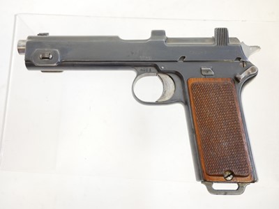 Lot 274 - Steyr Hahn 9x23mm M1907 semi automatic pistol,...