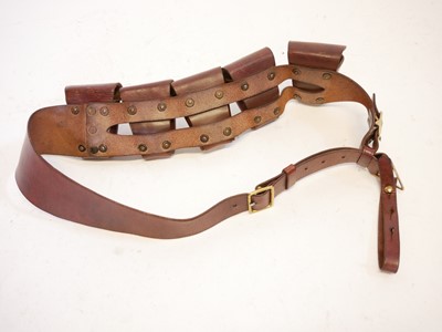 Lot 495 - Pattern 1905 leather bandolier, stamped 'made...