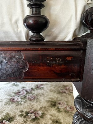 Lot 301 - A Large and Impressive Victorian Four Poster Bed