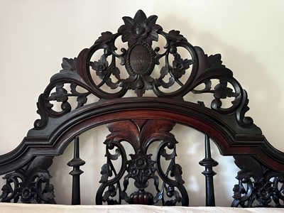 Lot 301 - A Large and Impressive Victorian Four Poster Bed