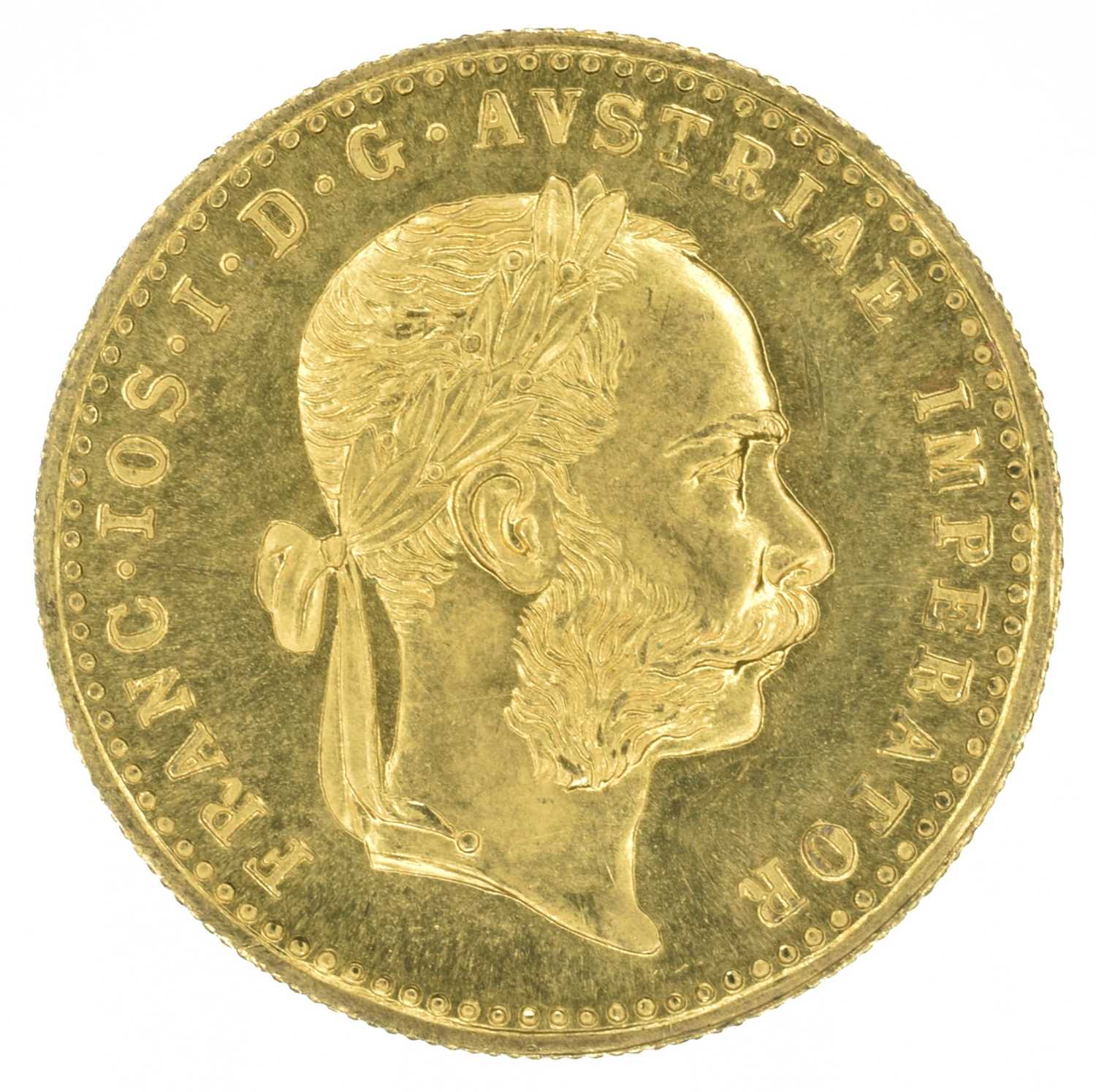 Lot 63 - Austria, 10 Franc (1 Ducat Coin), 1915.