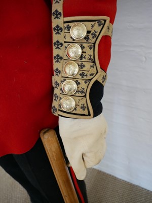 Lot 231 - The uniform of Welsh Guard Drum Major P....