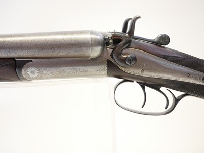 Lot 388 - R. Halford 16 bore side by side hammer gun,...
