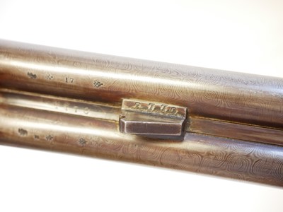 Lot 388 - R. Halford 16 bore side by side hammer gun,...