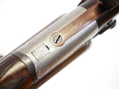 Lot 388 - R. Halford 16 bore side by side hammer gun,...