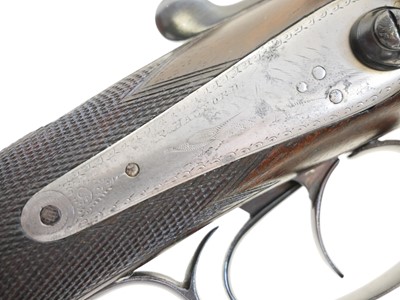 Lot 388 - R. Halford 16 bore side by side hammer gun,...
