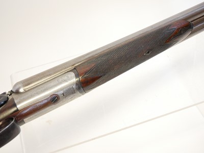 Lot 388 - R. Halford 16 bore side by side hammer gun,...