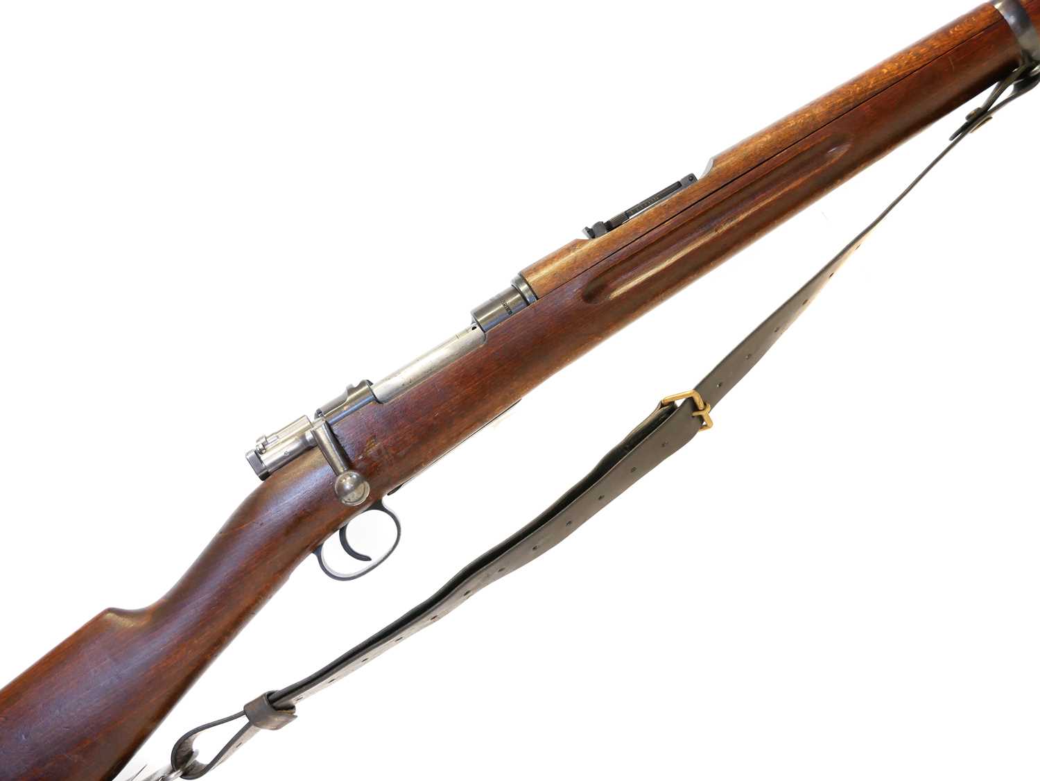 Lot 314 - Swedish M38 6.5x55 mm bolt action short rifle,...
