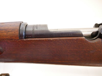 Lot 314 - Swedish M38 6.5x55 mm bolt action short rifle,...