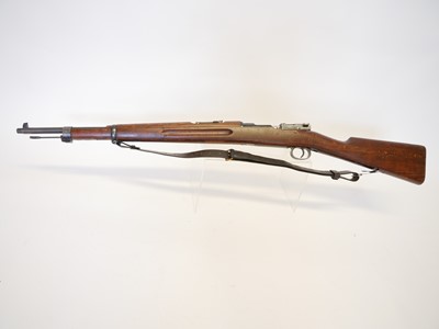 Lot 314 - Swedish M38 6.5x55 mm bolt action short rifle,...