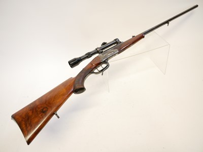 Lot 56 - German 8.15 x 46 single shot sporting rifle,...
