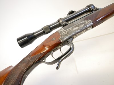 Lot 56 - German 8.15 x 46 single shot sporting rifle,...