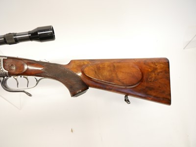 Lot 56 - German 8.15 x 46 single shot sporting rifle,...