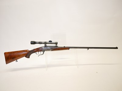 Lot 56 - German 8.15 x 46 single shot sporting rifle,...