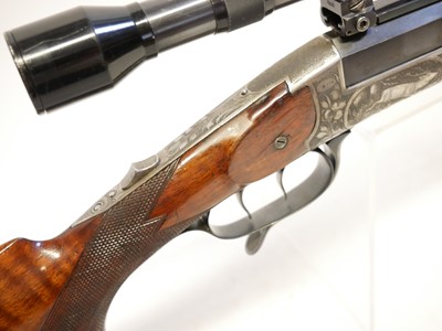 Lot 56 - German 8.15 x 46 single shot sporting rifle,...