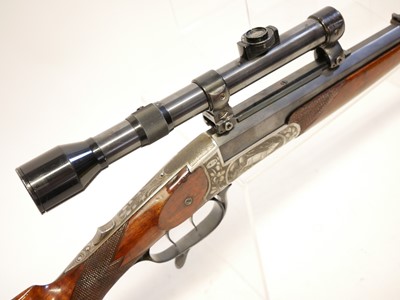 Lot 56 - German 8.15 x 46 single shot sporting rifle,...