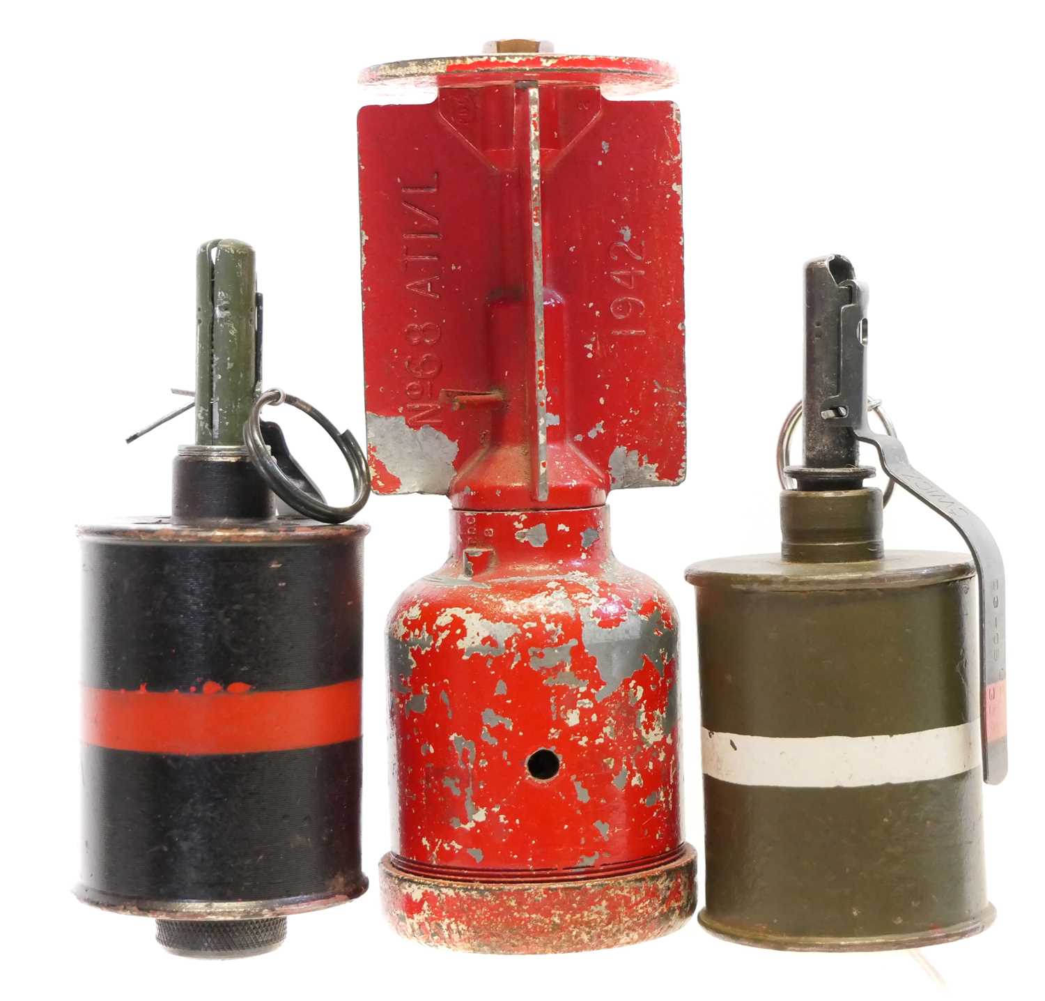 Lot 216 - British No 68 Drill anti-tank rifle grenade...