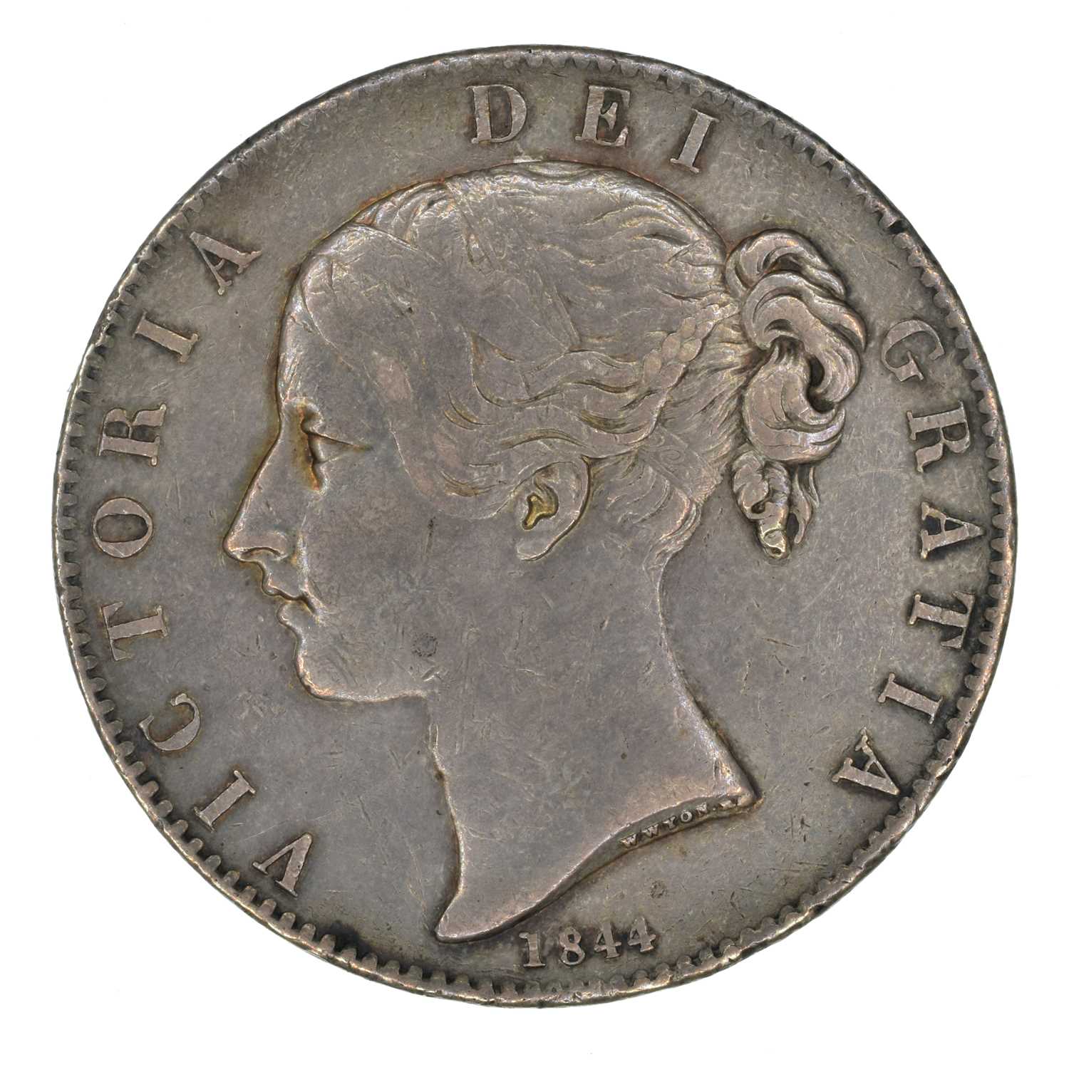 Lot 36 - Queen Victoria, Crown, 1844 Star stops.
