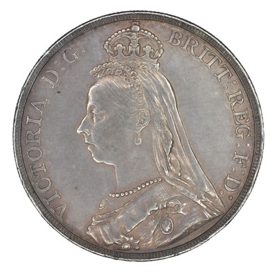 Lot Queen Victoria, Crown, 1890.