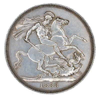 Lot 40 - Queen Victoria, Crown, 1888, narrow date.
