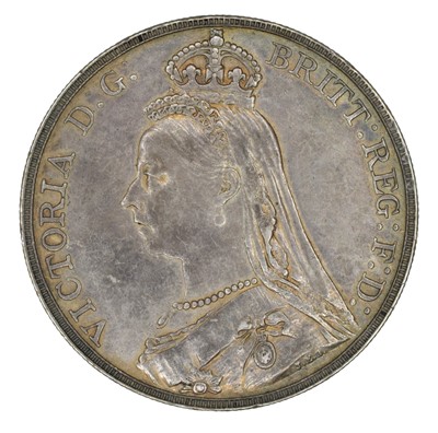Lot Queen Victoria, Crown, 1887.