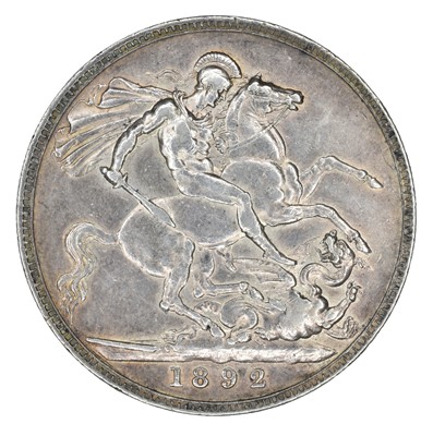 Lot 42 - Queen Victoria, Crown, 1892.